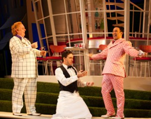 Conal Coad as Geronio, Samuel Dundas as Prosdocimo & Luciano Botelho as Narciso
