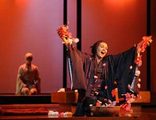 Alexia Vougaridou as Cio-Cio-San. Photo credit Branco Gaica.Image courtesy Opera Australia.