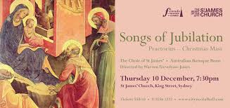 Songs Of Jubilation From The Choir Of St James’ And Australian Baroque Brass