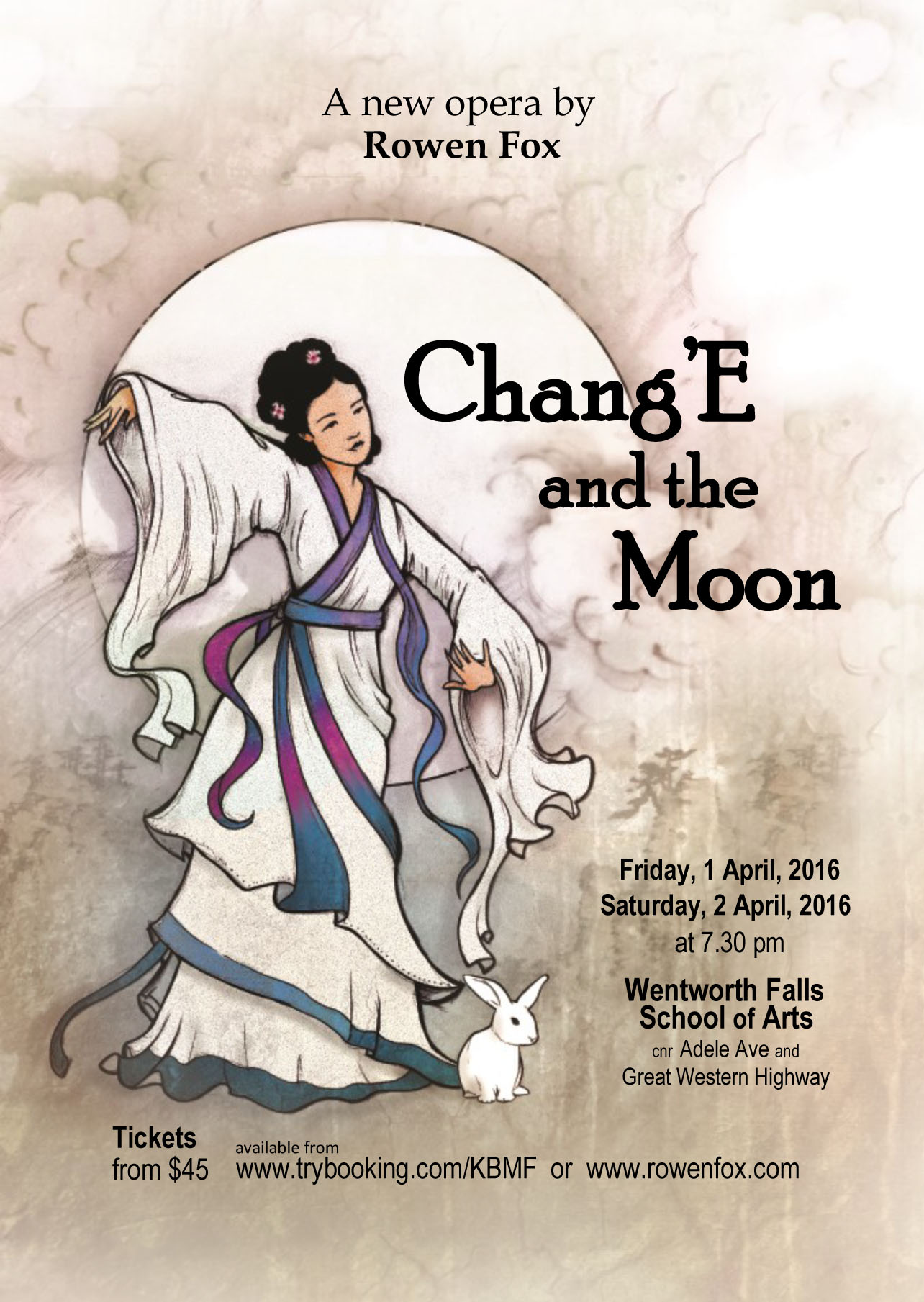 Chang’E, Goddess of the Moon – A New Chamber Opera