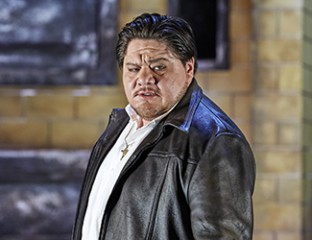 Dominica Matthews as Mamma Lucia and Dragana Radakovic as Santuzza in Cavalleria Rusticana. Photo credit: Keith Saunders.