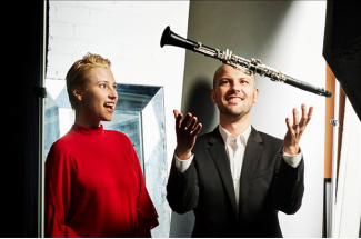 Maria Raspapova and David Rowden co-artistic directors of Omega Ensemble