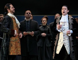 Giorgio Caoduro and John Longmuir in Opera Australia’s 2018 production of Lucia di Lammermoor at the Sydney Opera House Photo credit: Prudence Upton