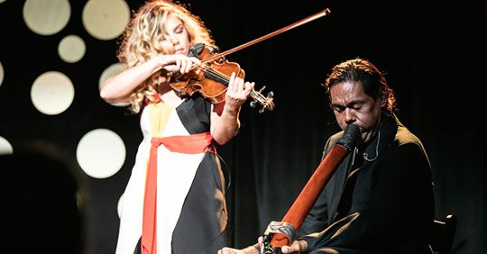 Bach In The Dark Presents Violin, Voice And Didgeridoo