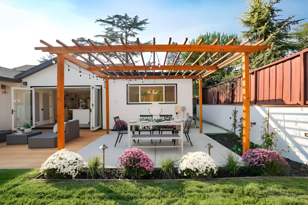 image of exotic pergola