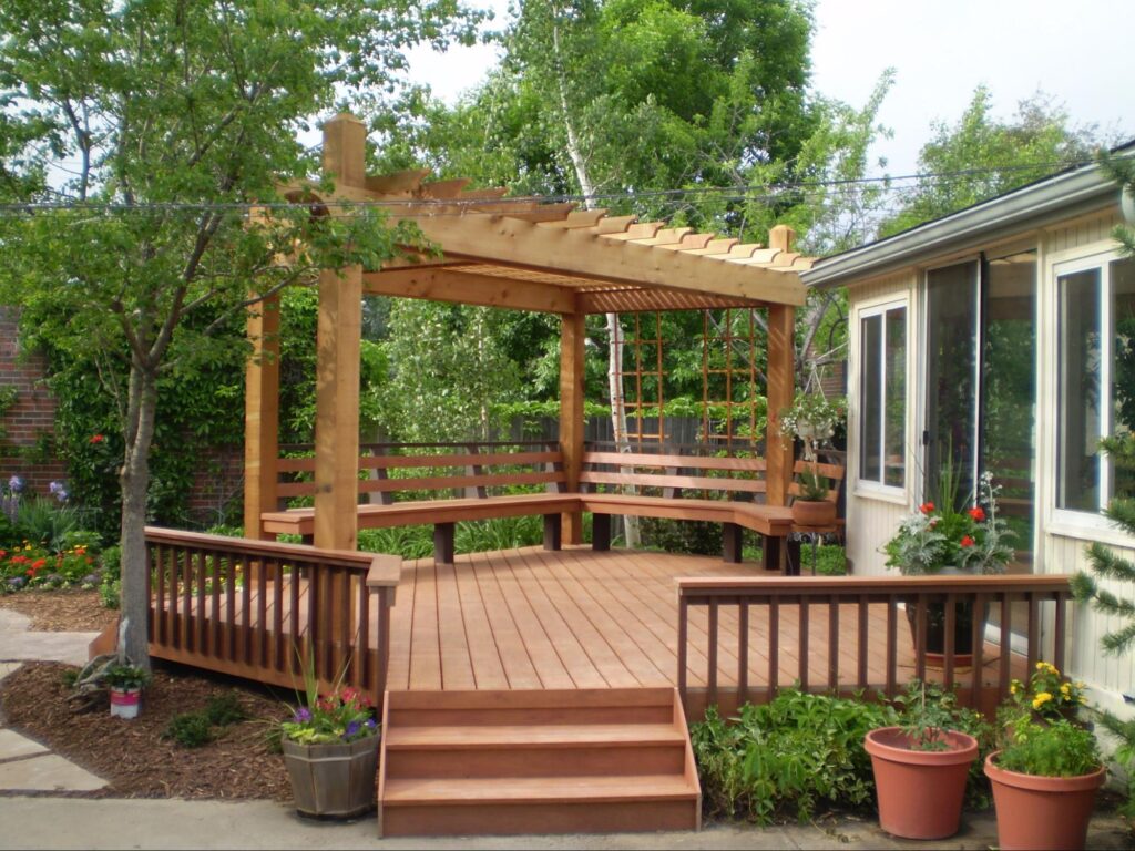 backyard pergola