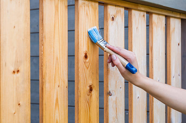 painted terrace railings