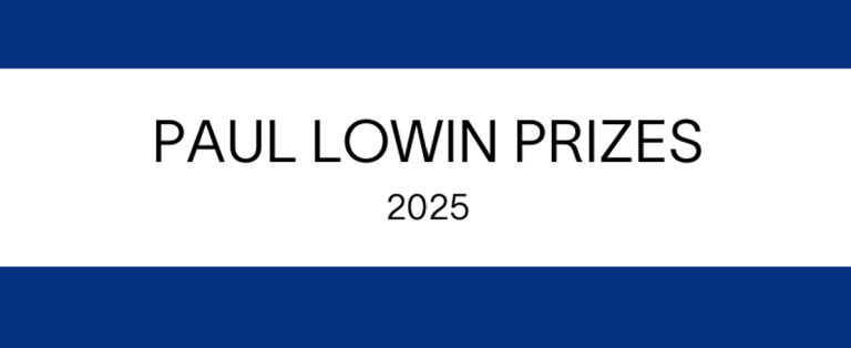 Entries Open For Paul Lowin Prizes 2025